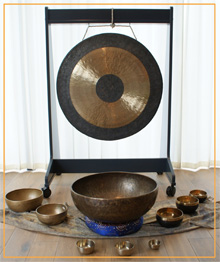 Foto Vorgespräch zur Klangmassage